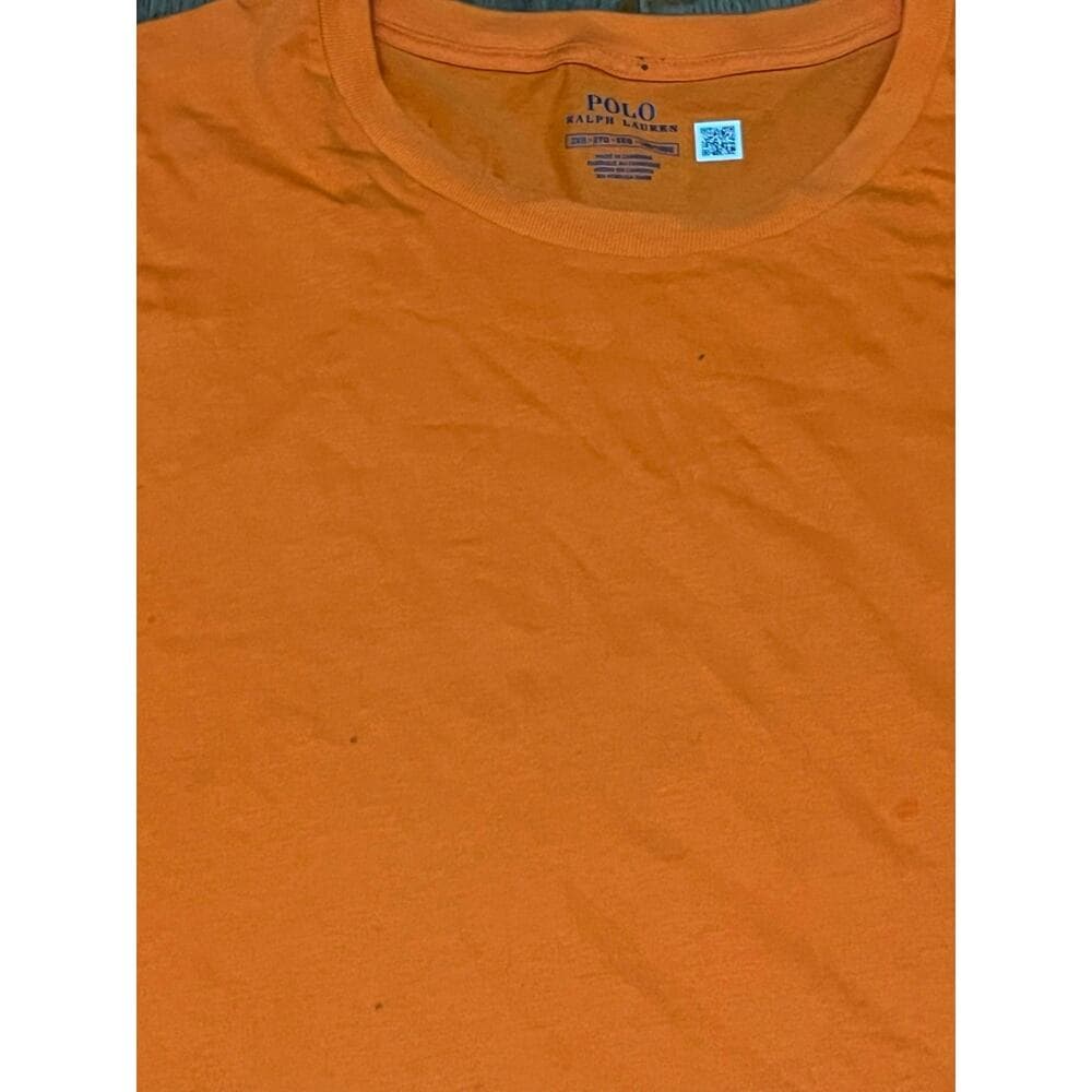 Polo Ralph Lauren Orange T-Shirt Size 2XB - 2XG - Thumbnail 2