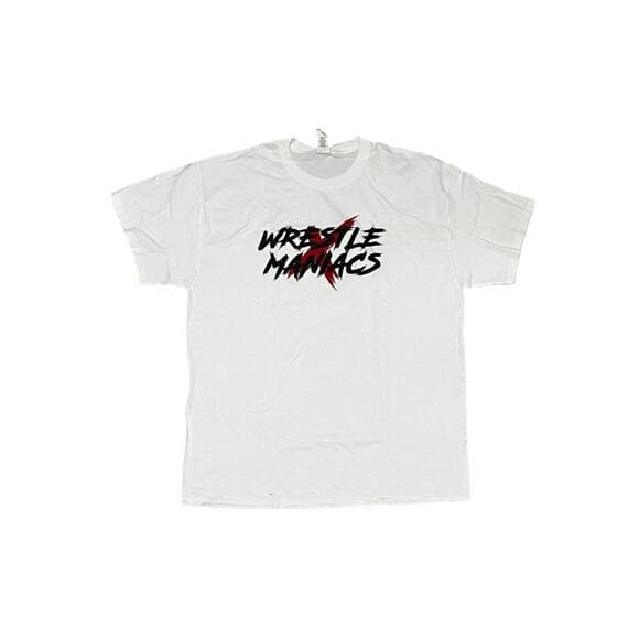 Wrestle Maniacs White Men’s T-Shirt Size XL - Thumbnail 6