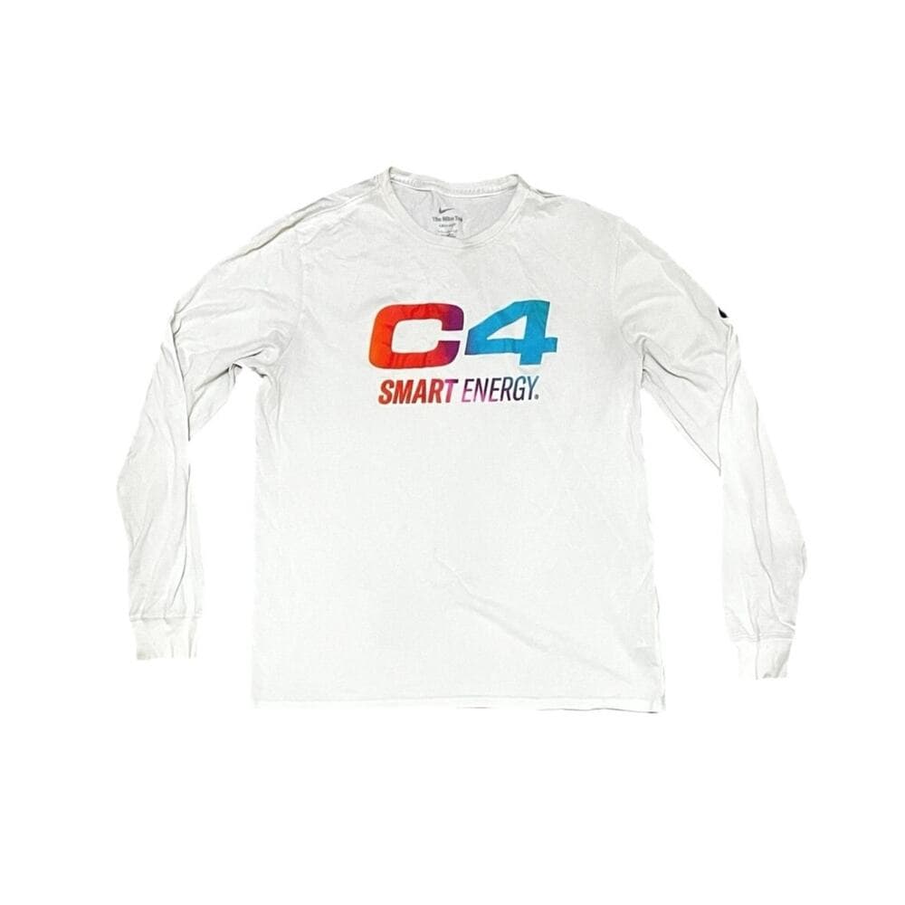 Nike C4 Smart Energy White Men’s Long Sleeve Size Large - Thumbnail 8