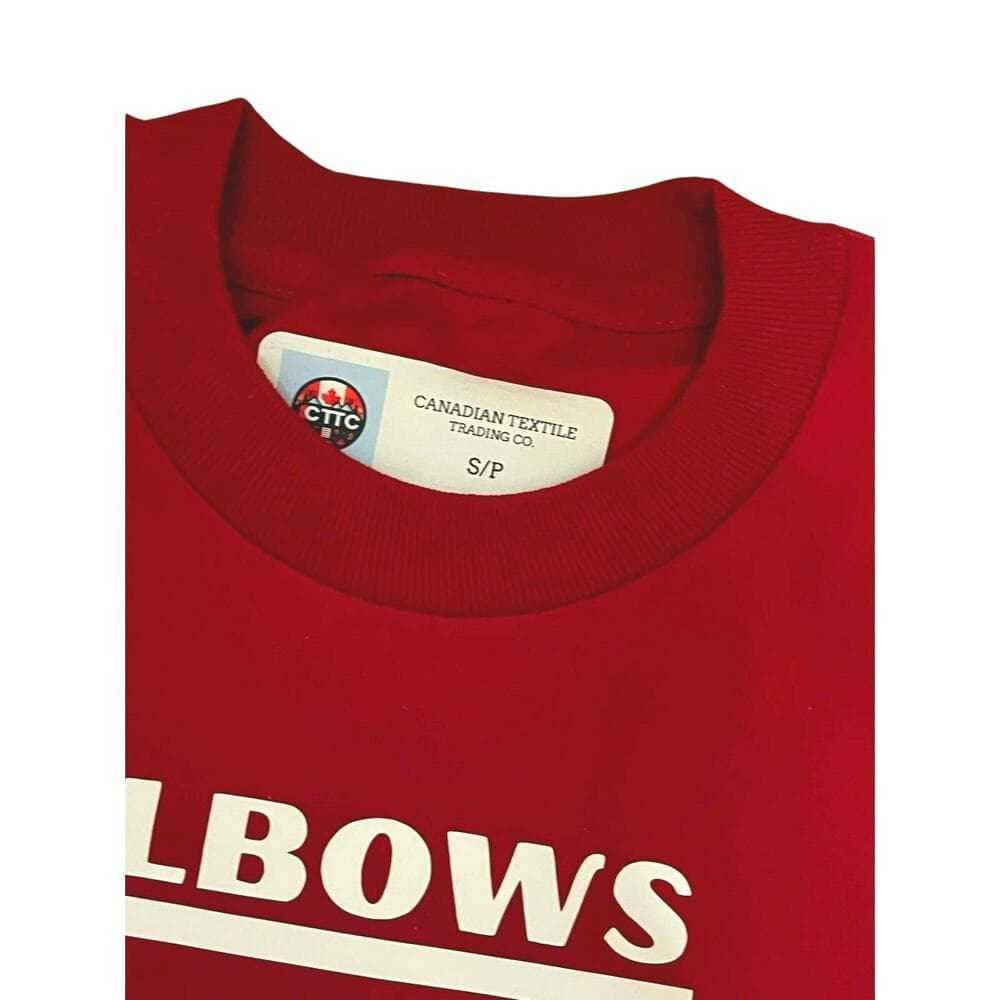 Elbows up T-shirt Red Size Small
