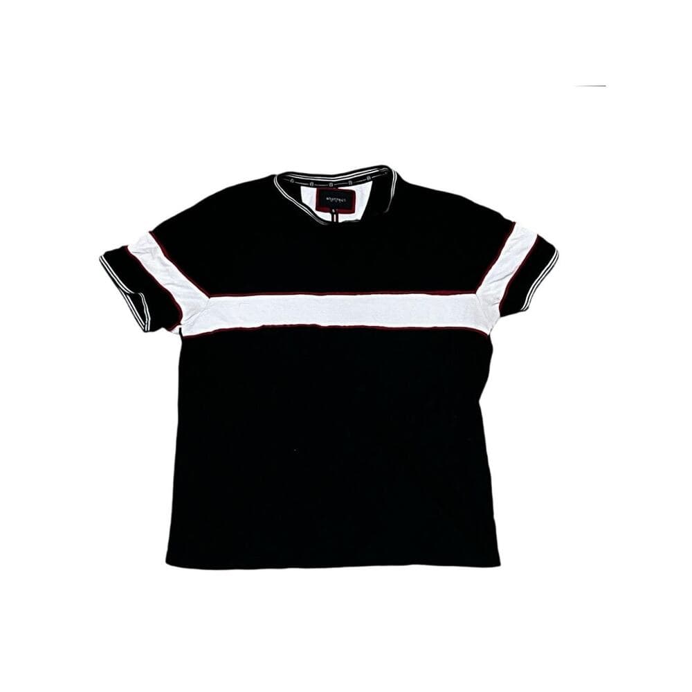 Abstract Black/White/Red Men’s T-Shirt Size Small - Thumbnail 5