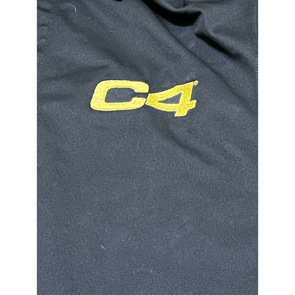 Sport-Tek C4 Men’s Coller Black Shirt Size Large In Great Condition