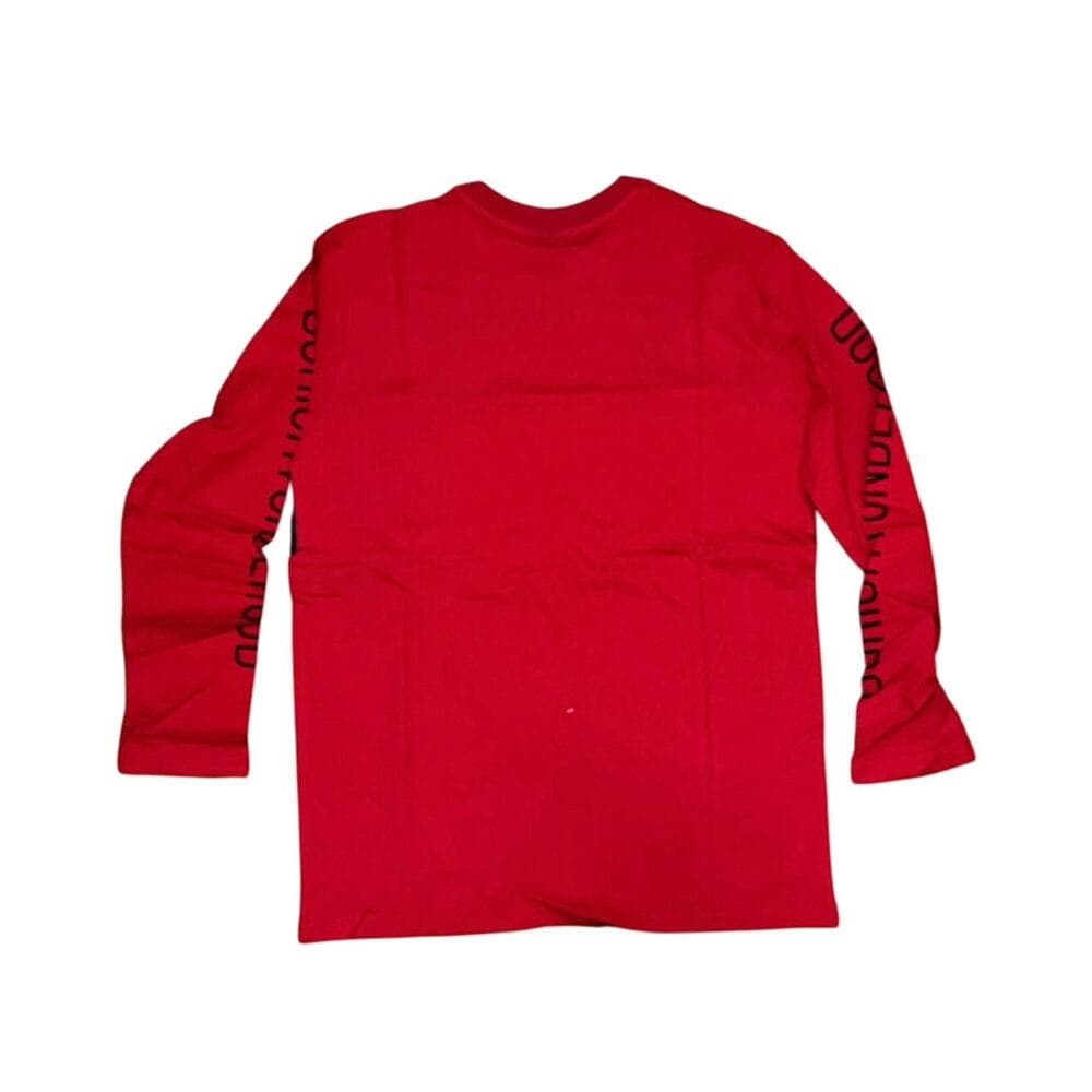Red Long Sleeve Men’s Shirt Size Medium - Thumbnail 5
