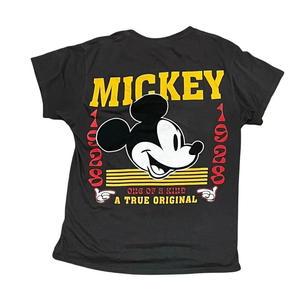 Mickey Mouse Since 1928 Gray Men’s T-Shirt Size Medium - Thumbnail 3