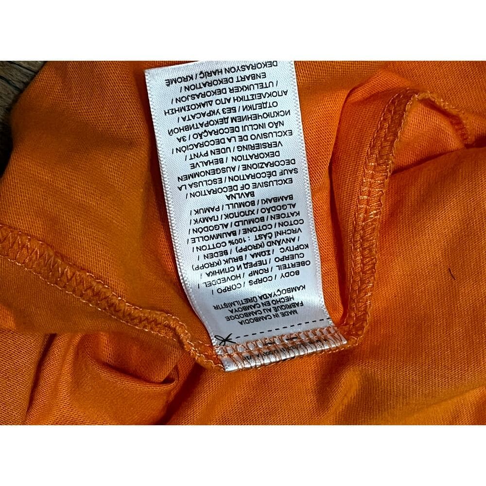 Polo Ralph Lauren Orange T-Shirt Size 2XB - 2XG - Thumbnail 3