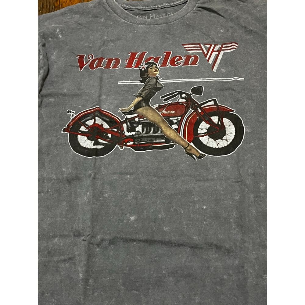 Van Halen Gray Men’s T-Shirt Size Large New With No Tags