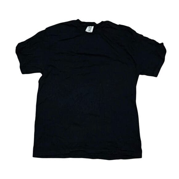 Comfort Colors Plain Black Men’s T-Shirt Size X-Large - Thumbnail 6