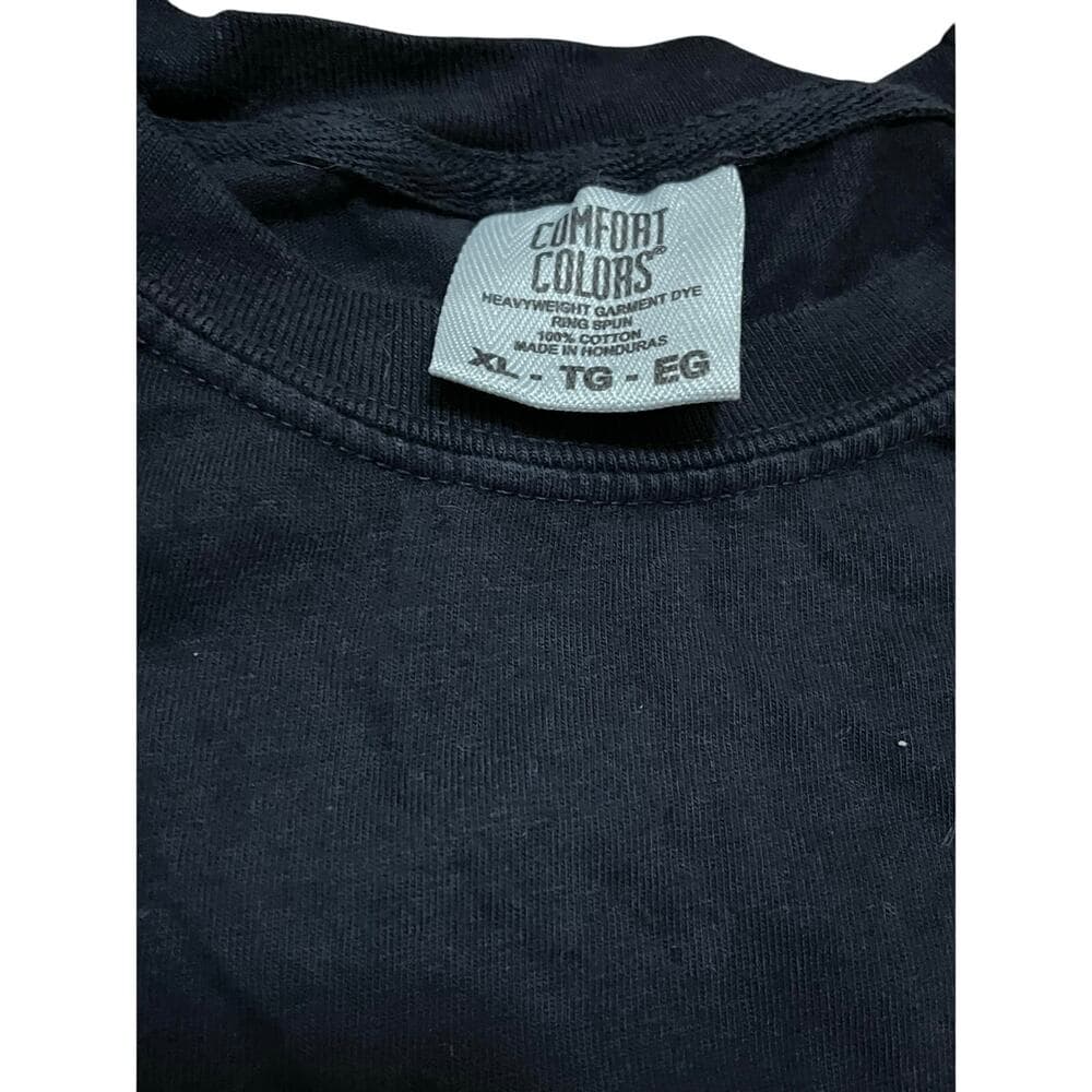 Comfort Colors Plain Black Men’s T-Shirt Size X-Large