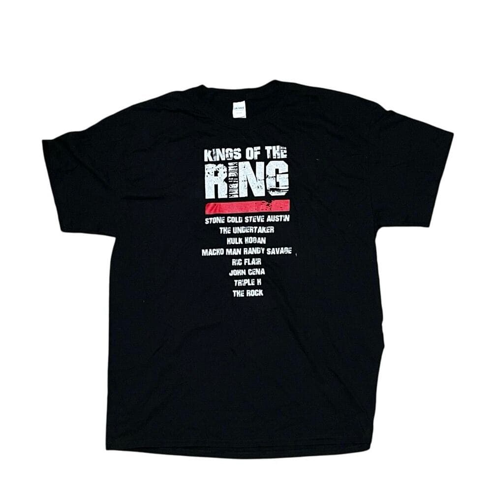 King Of The Ring Black Men’s T-Shirt Size X-Large - Thumbnail 5