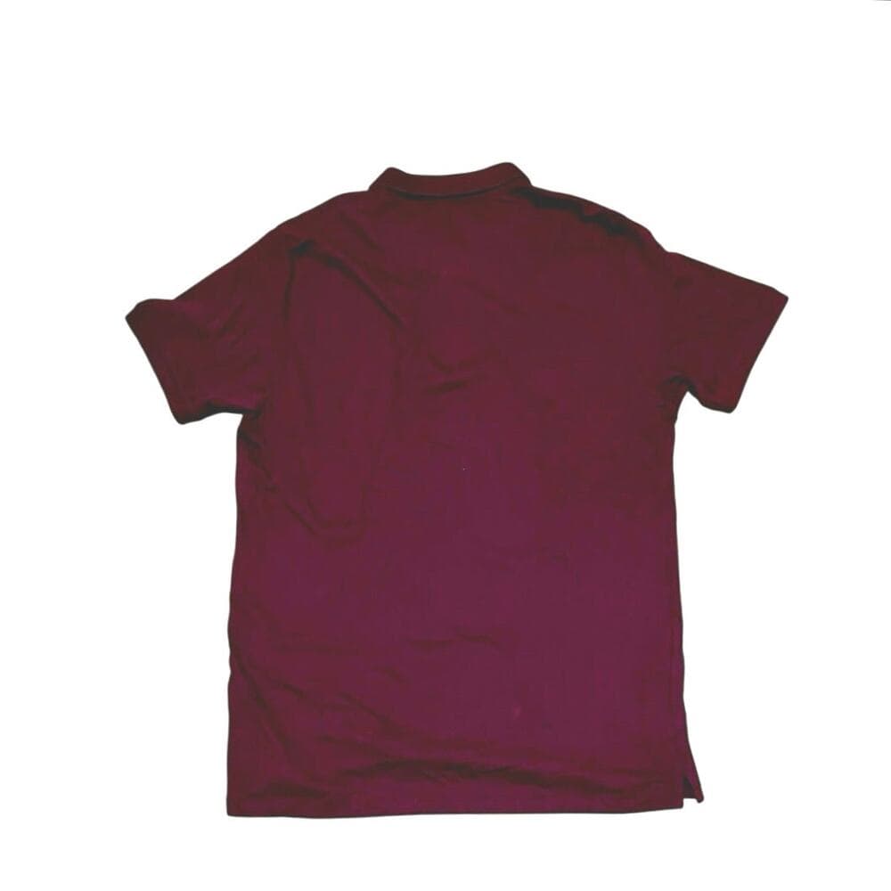 Denim & Flower Burgundy Coller Men’s T-Shirt Size XL - Thumbnail 2