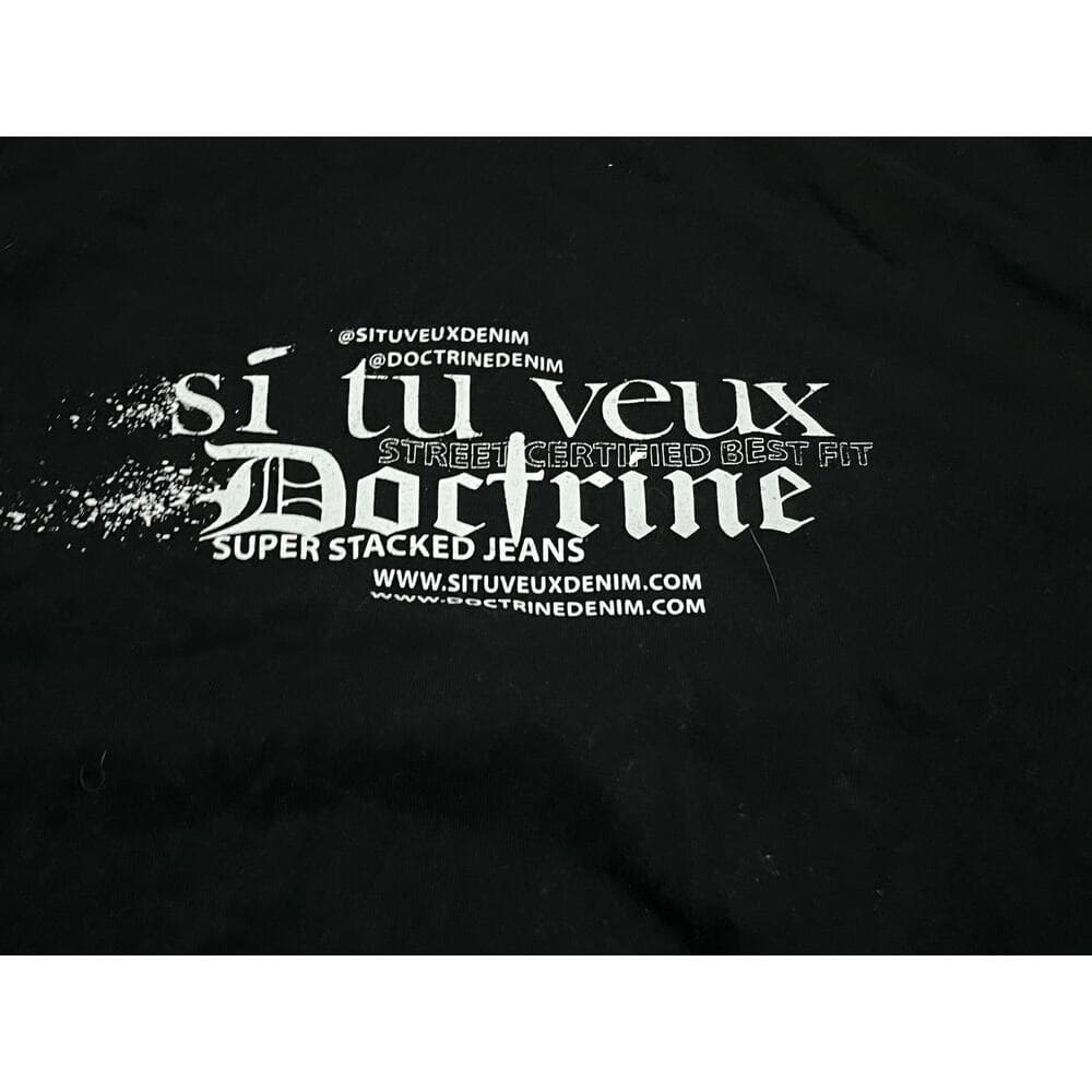 Si Tu Veux & Doctrine Black Men’s Shirt Size XL