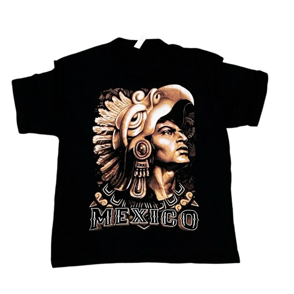 Mexico Men’s Black T-Shirt XL - Thumbnail 6