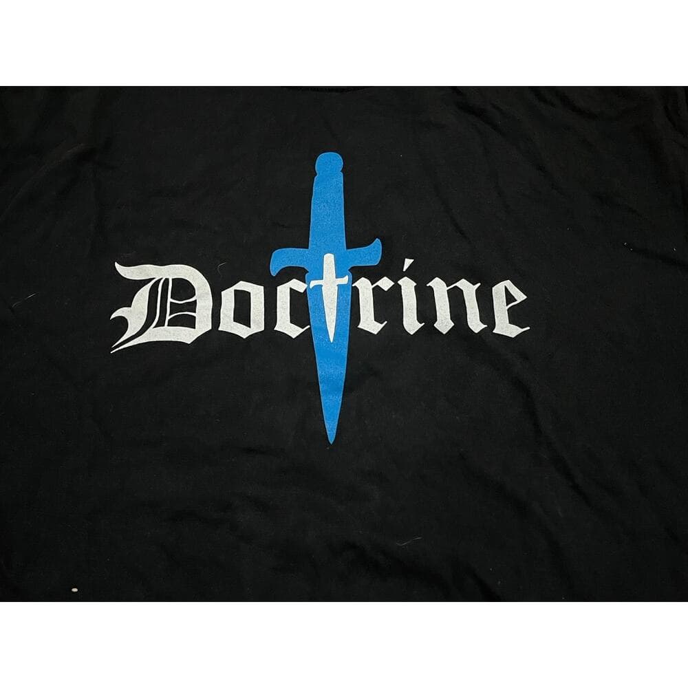 Doctrine Black Men’s T-Shirt Size XL