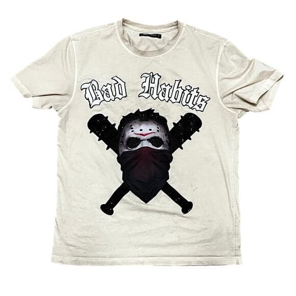 Ruko Studio Bad Habits Cream T-Shirt Size Medium - Thumbnail 5