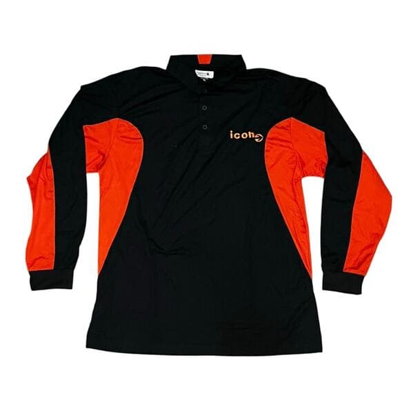 Icon Short Sleeve Black & Orange T-Shirt Size XL - Thumbnail 6