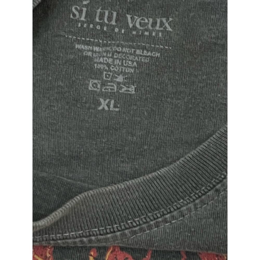 Si Tu Veux Grey Men’s T-Shirt Size XL - Thumbnail 2