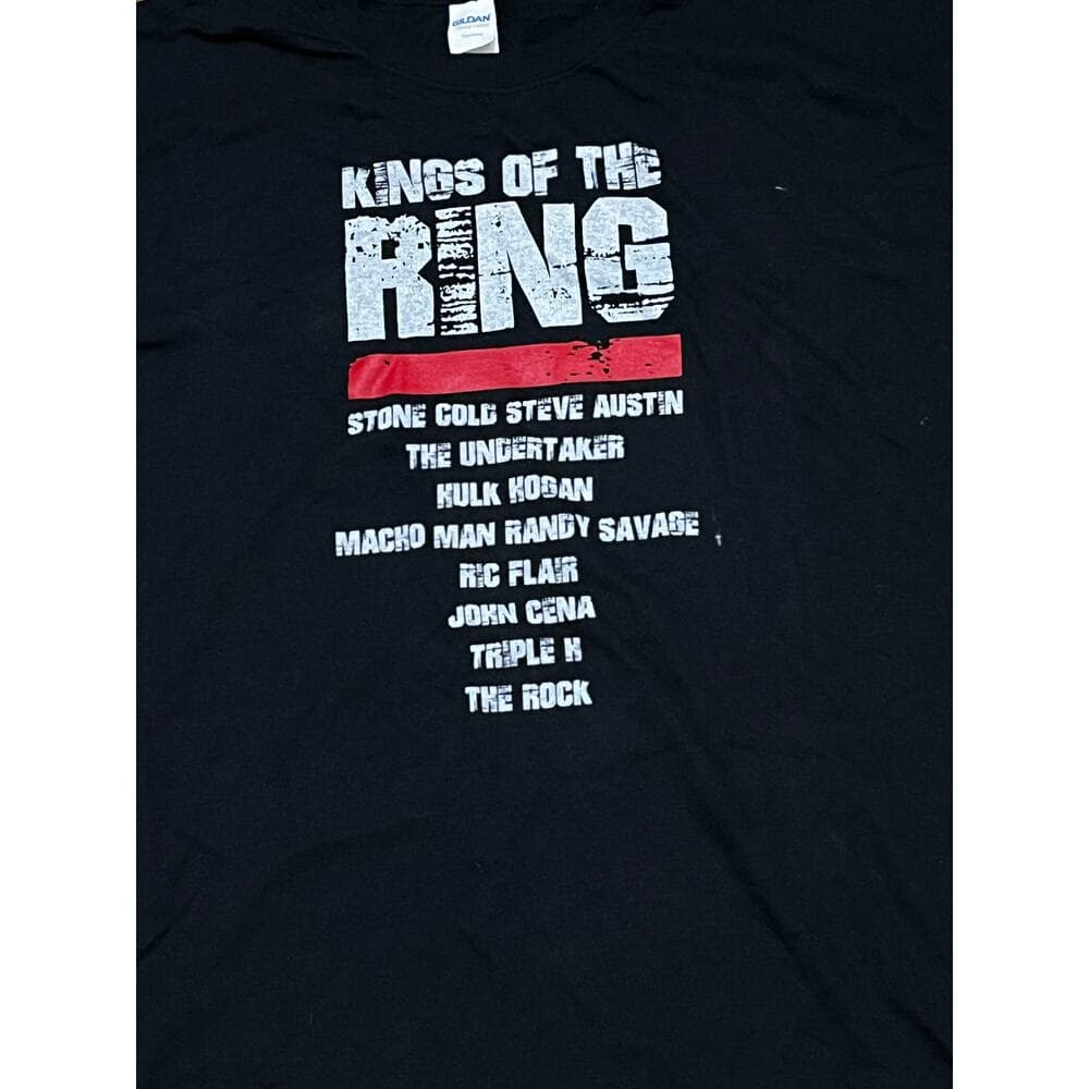 King Of The Ring Black Men’s T-Shirt Size X-Large - Thumbnail 3