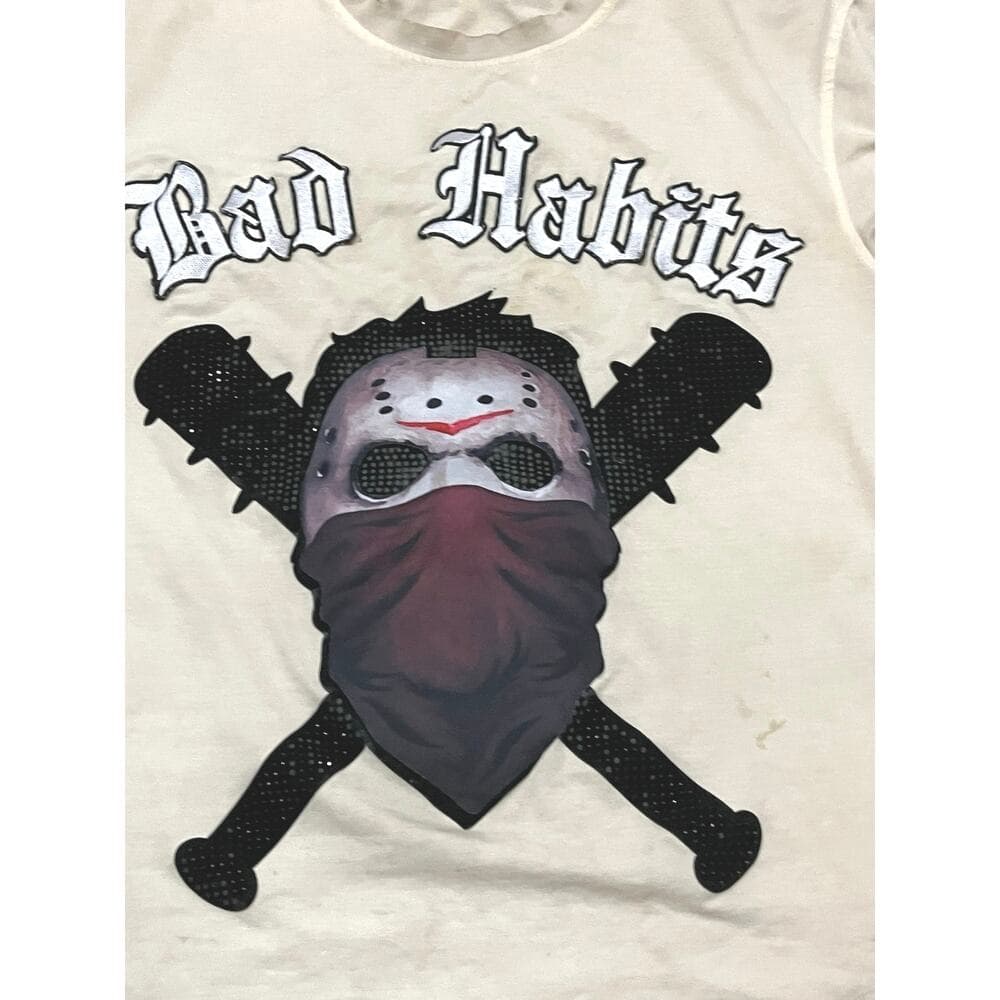 Ruko Studio Bad Habits Cream T-Shirt Size Medium