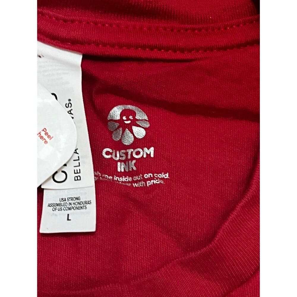 Custom Ink Men’s Red T-Shirt Size Medium