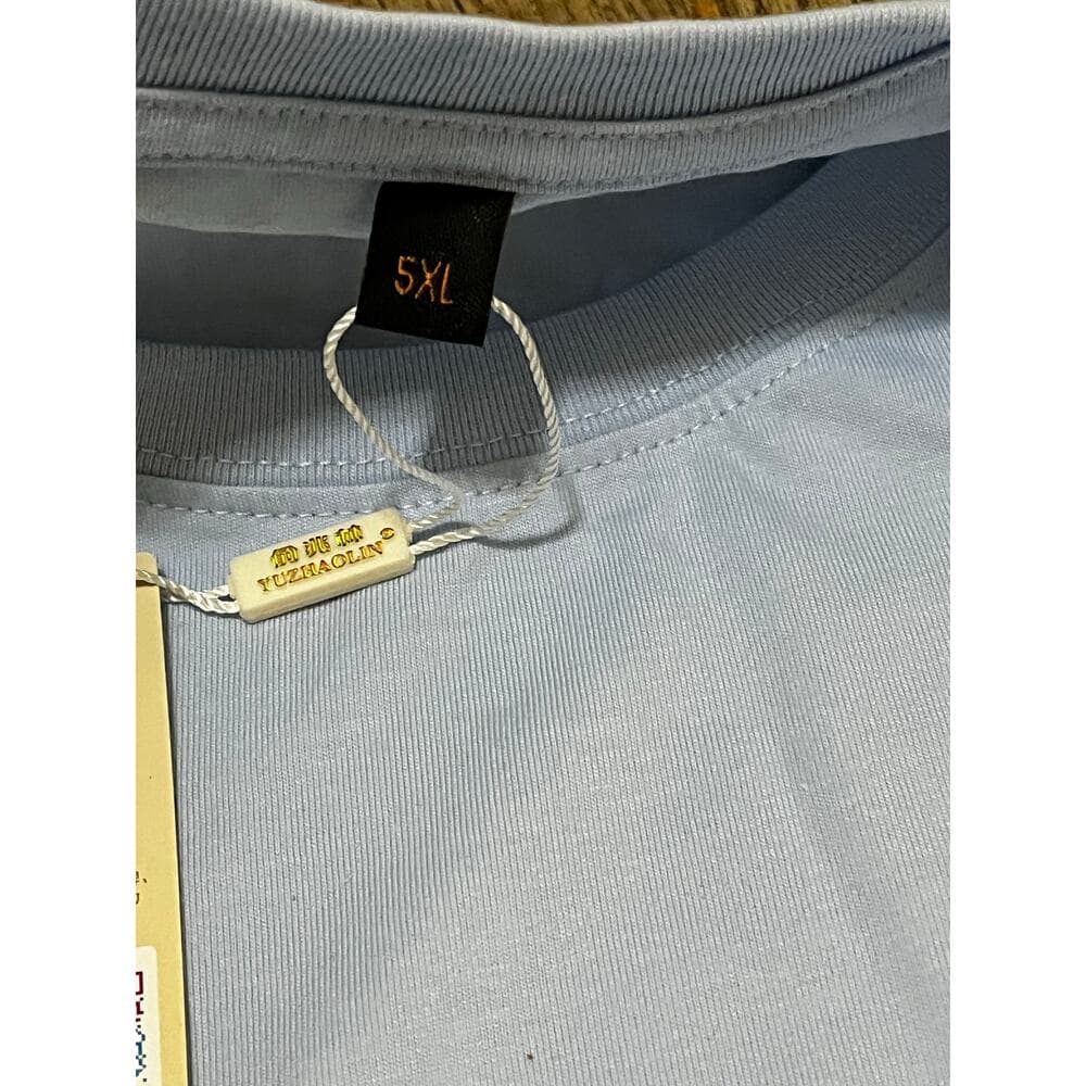 Best Dad Baby Blue Men’s T-Shirt Size 5XL - Thumbnail 2