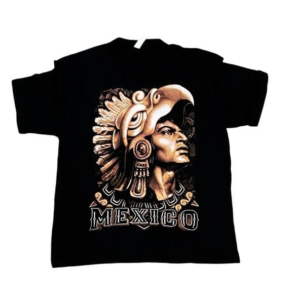 Mexico Men’s Black T-Shirt XL - Thumbnail 7