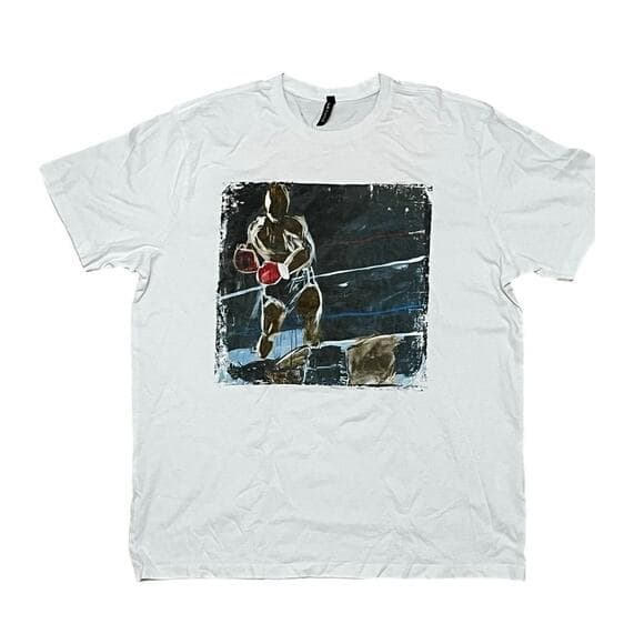 Rich Cotton White Men’s T-Shirt Size X-Large - Thumbnail 6