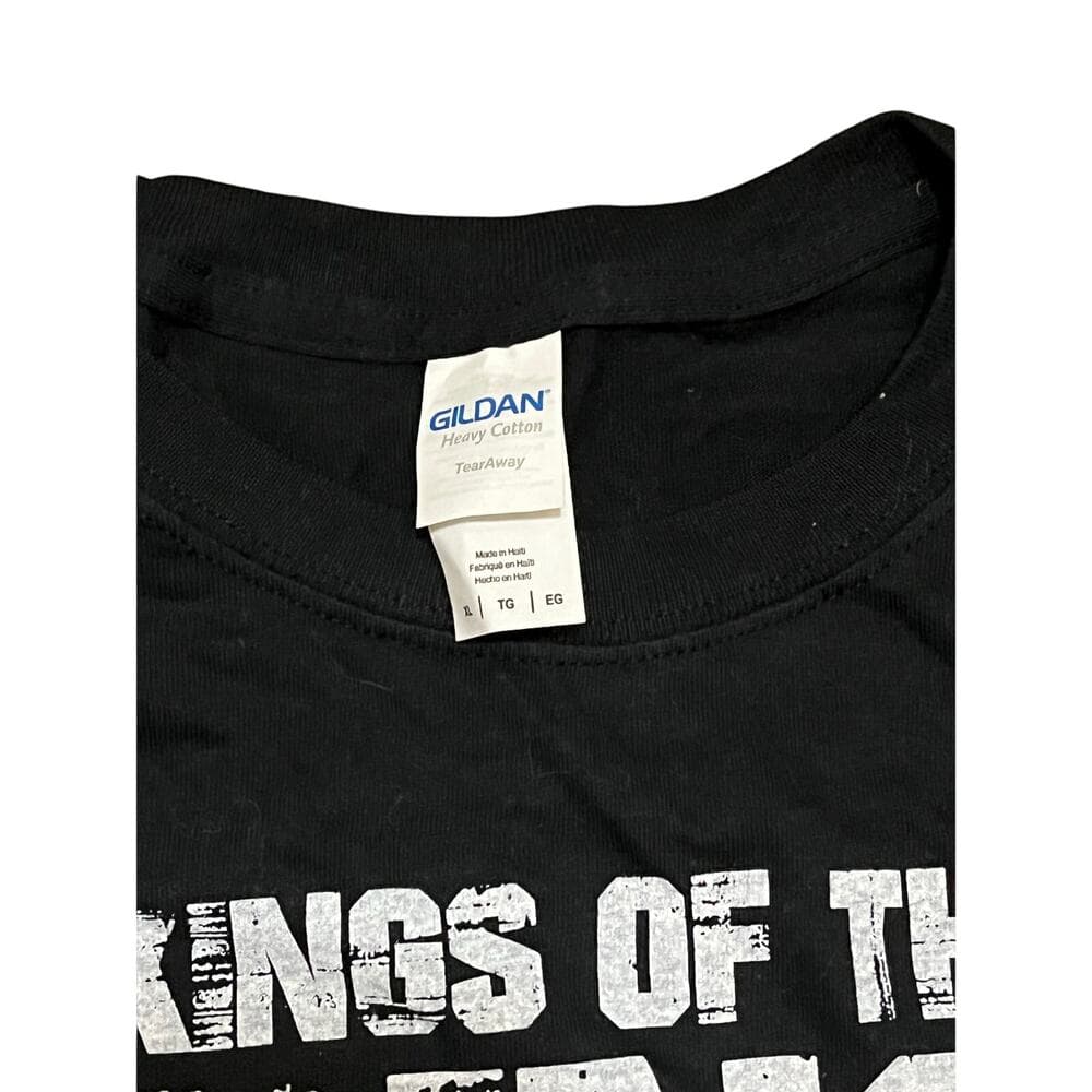 King Of The Ring Black Men’s T-Shirt Size X-Large - Thumbnail 2