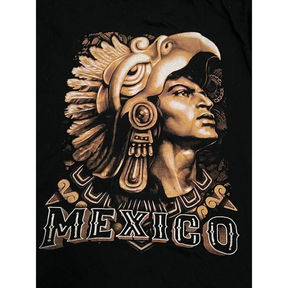 Mexico Men’s Black T-Shirt XL