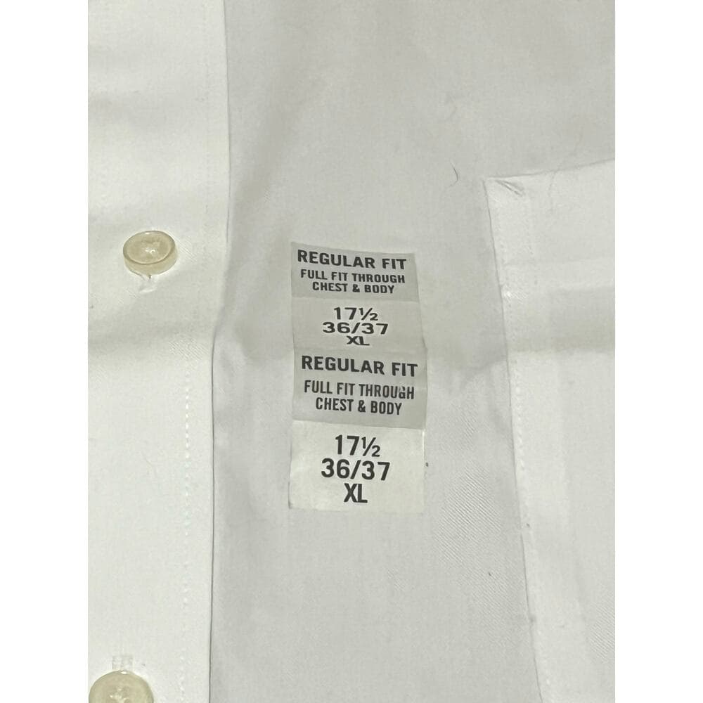 Tommy Hilfiger White Button Down Men’s Shirt Brand New With Tags Size XL - Thumbnail 2