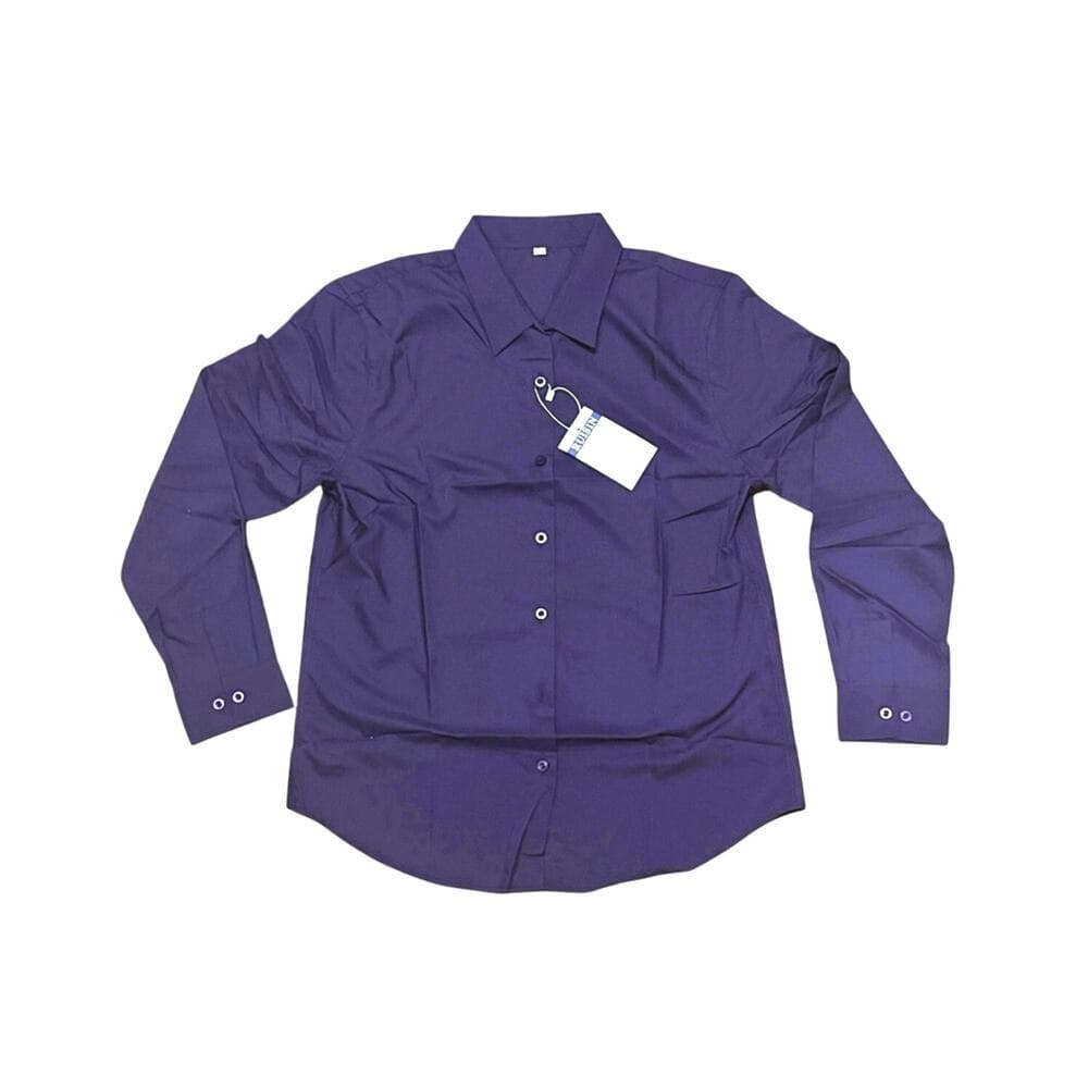 Ruisin Purple Men’s Long Sleeve Button Down T-shirt Size Medium - Thumbnail 6