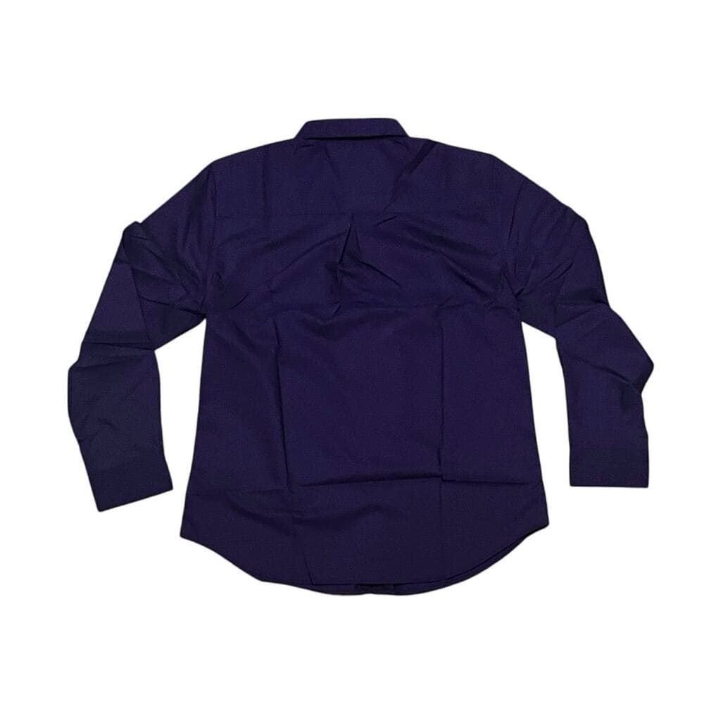 Ruisin Purple Men’s Long Sleeve Button Down T-shirt Size Medium - Thumbnail 4