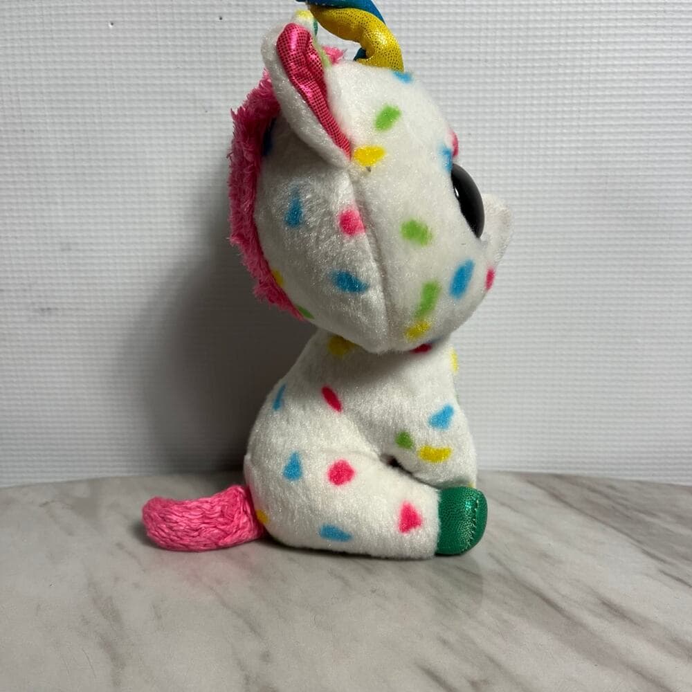 Ty Beanie MULTICOLOR UNICORN MEDIUM Stuff Animal - Thumbnail 3