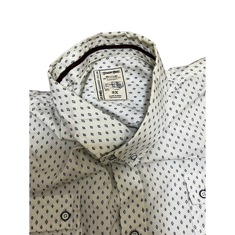 Alexander Julian Men’s Coller Shirt Size 3XL