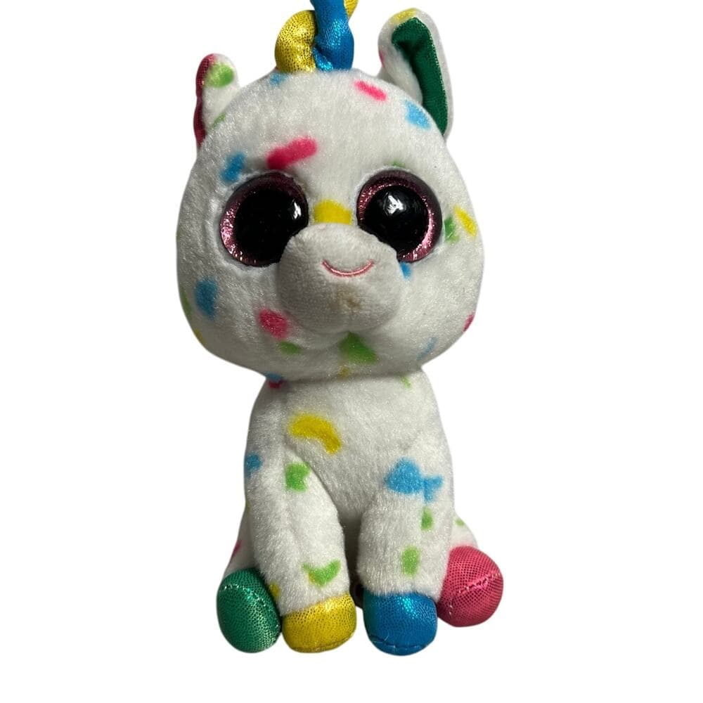 Ty Beanie MULTICOLOR UNICORN MEDIUM Stuff Animal - Thumbnail 7