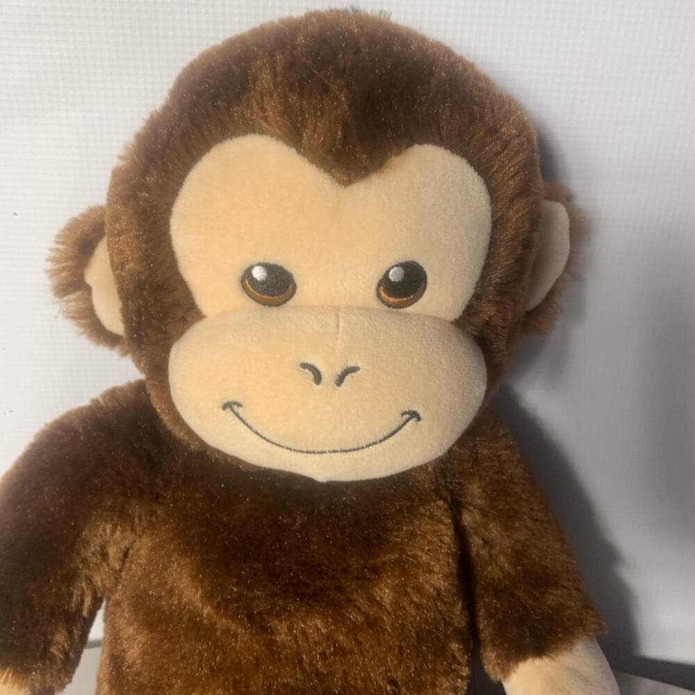 Build A Bear B.A.B Workshop Plush Brown & Tan Monkey 18" Stuffed Animal Toy GUC - Thumbnail 2