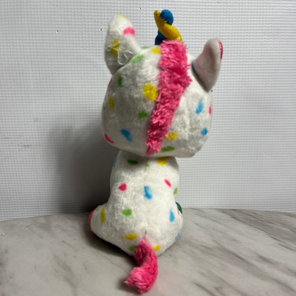 Ty Beanie MULTICOLOR UNICORN MEDIUM Stuff Animal - Thumbnail 2