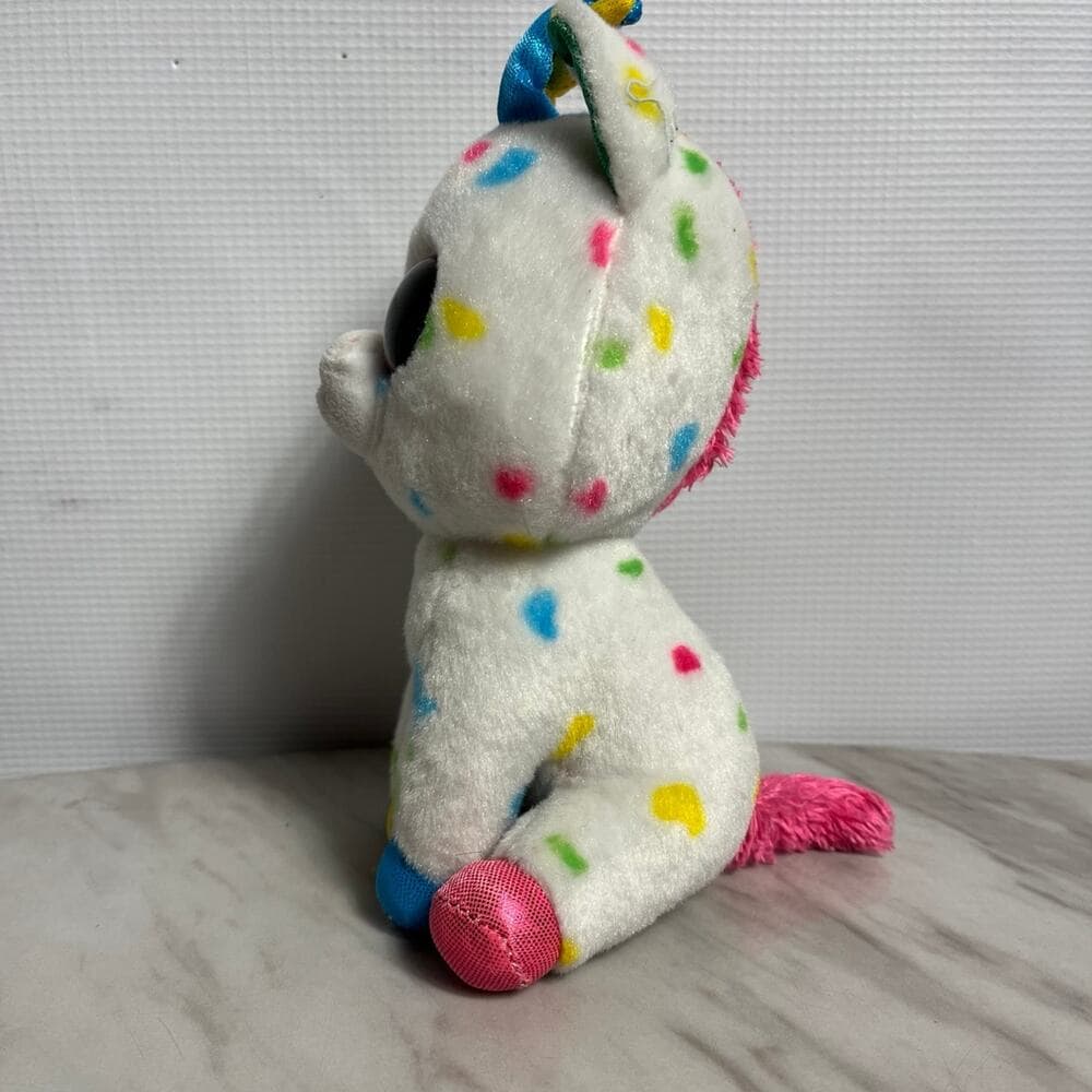 Ty Beanie MULTICOLOR UNICORN MEDIUM Stuff Animal
