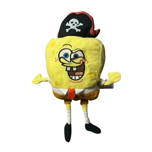 Spongebob SquarePants Plush Doll Toy 13" - Thumbnail 5