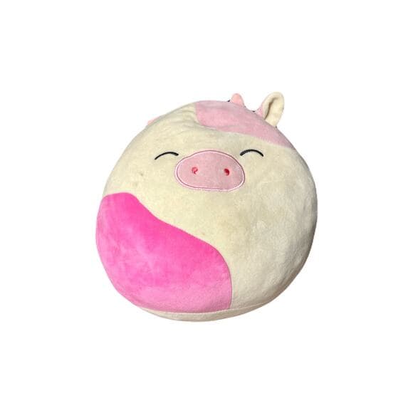 Squishmallows 10” X 10” Caedyn the Pink Cow Stuff Animal Toy - Thumbnail 6