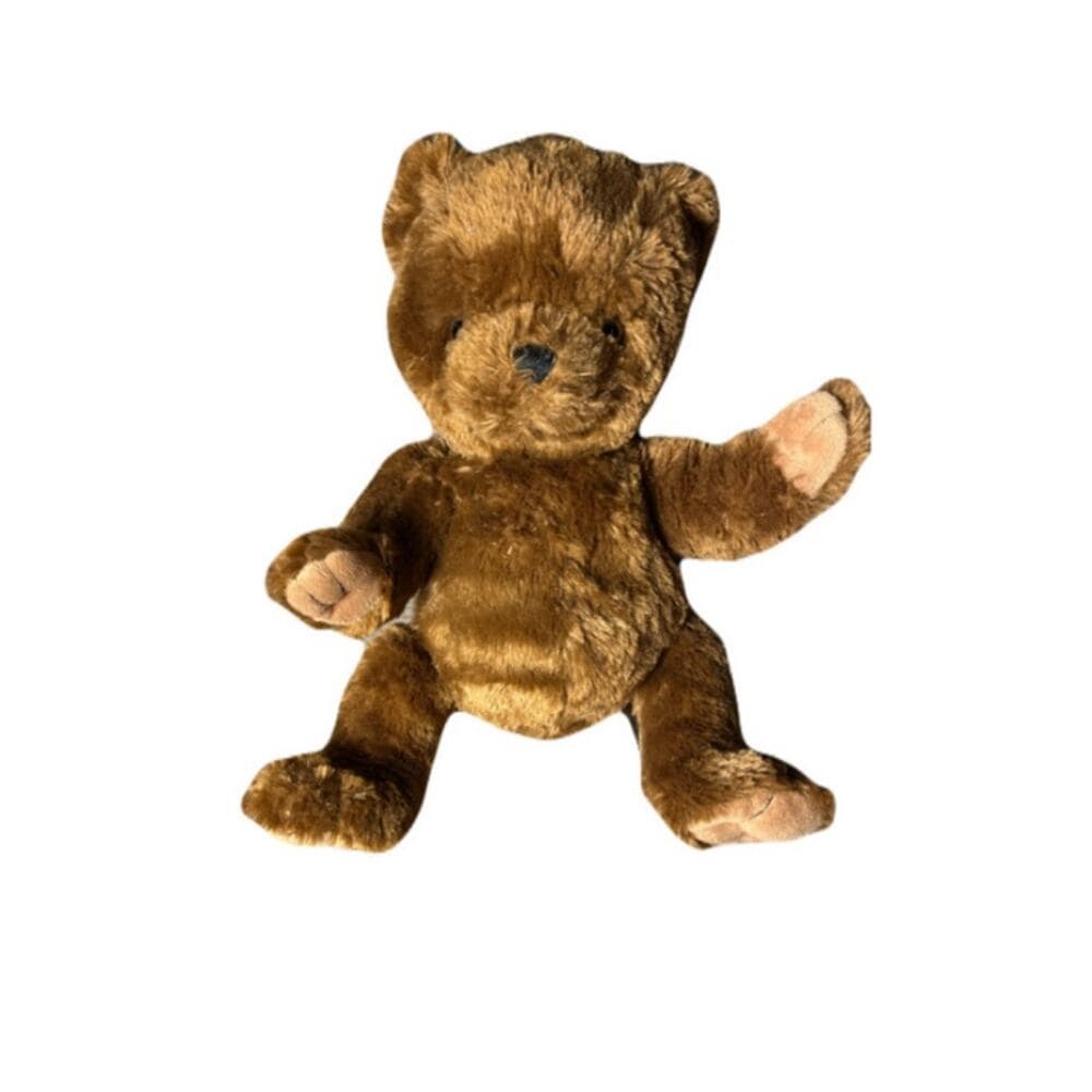 16” Brown Bear With Black Eyes - Thumbnail 5