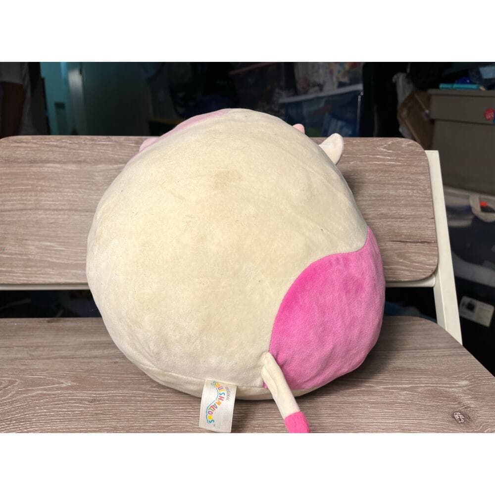 Squishmallows 10” X 10” Caedyn the Pink Cow Stuff Animal Toy - Thumbnail 2