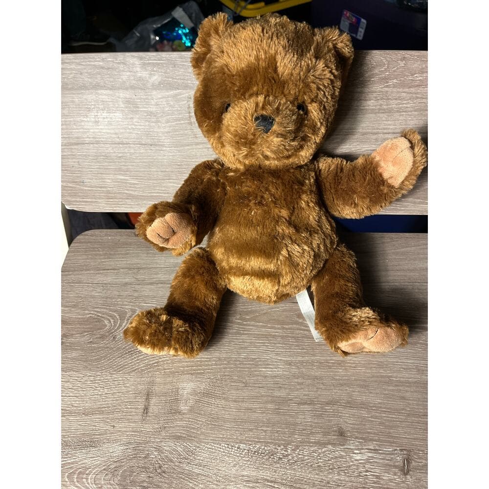 16” Brown Bear With Black Eyes - Thumbnail 3