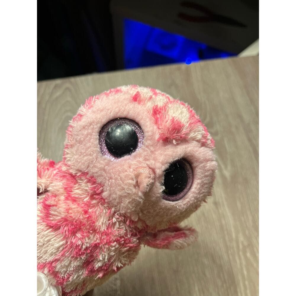 Ty Beanie Boo Pinky the Owl - Thumbnail 3