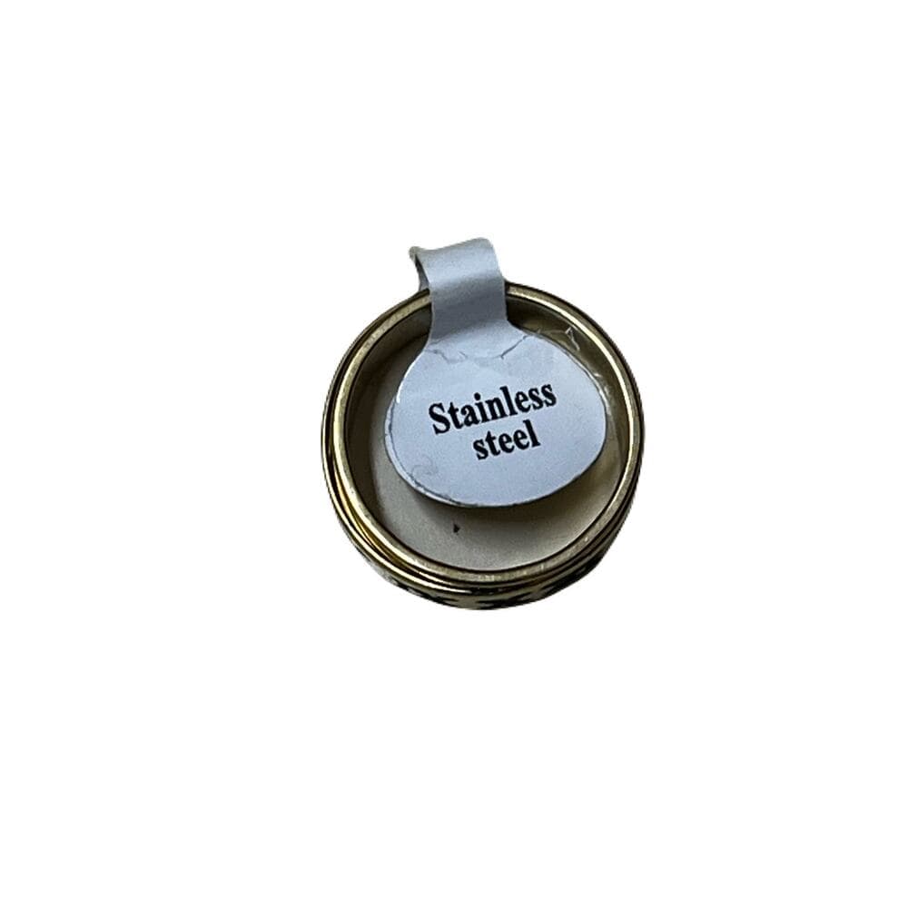 AA 12 Steps Spin Ring Stainless Steel Size 18 - Thumbnail 2