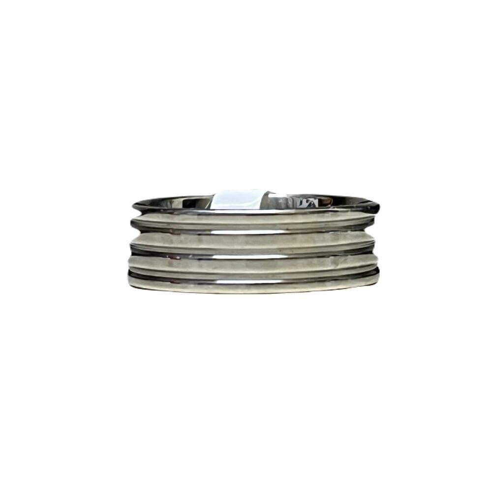 Sliver Stainless Steel Ring Size 21 Brand New - Thumbnail 5