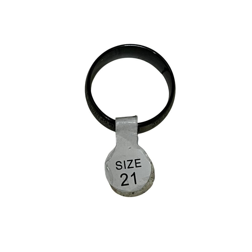 Stainless Steel Bible Verse Christian Lord's Prayer Cross Ring In Spanish new - Thumbnail 2
