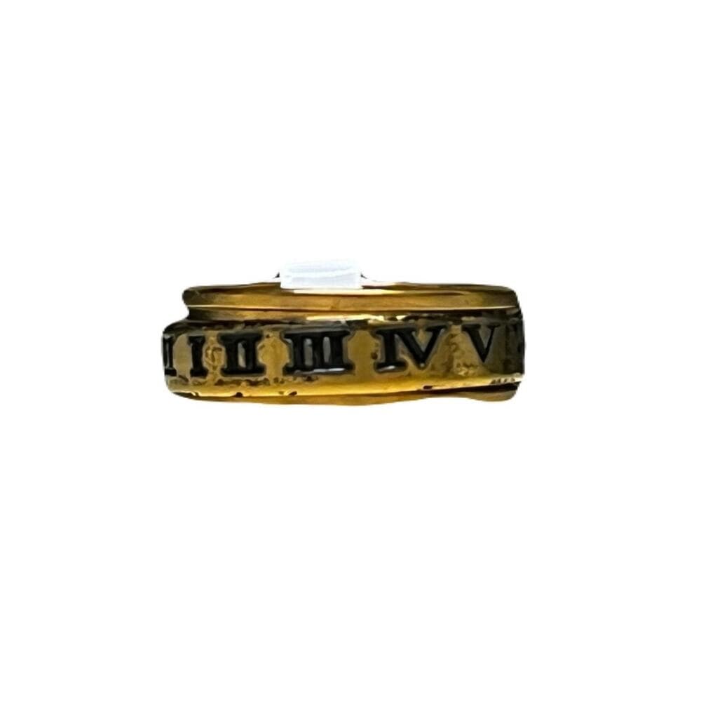 AA 12 Steps Spin Ring Stainless Steel Size 18 - Thumbnail 4