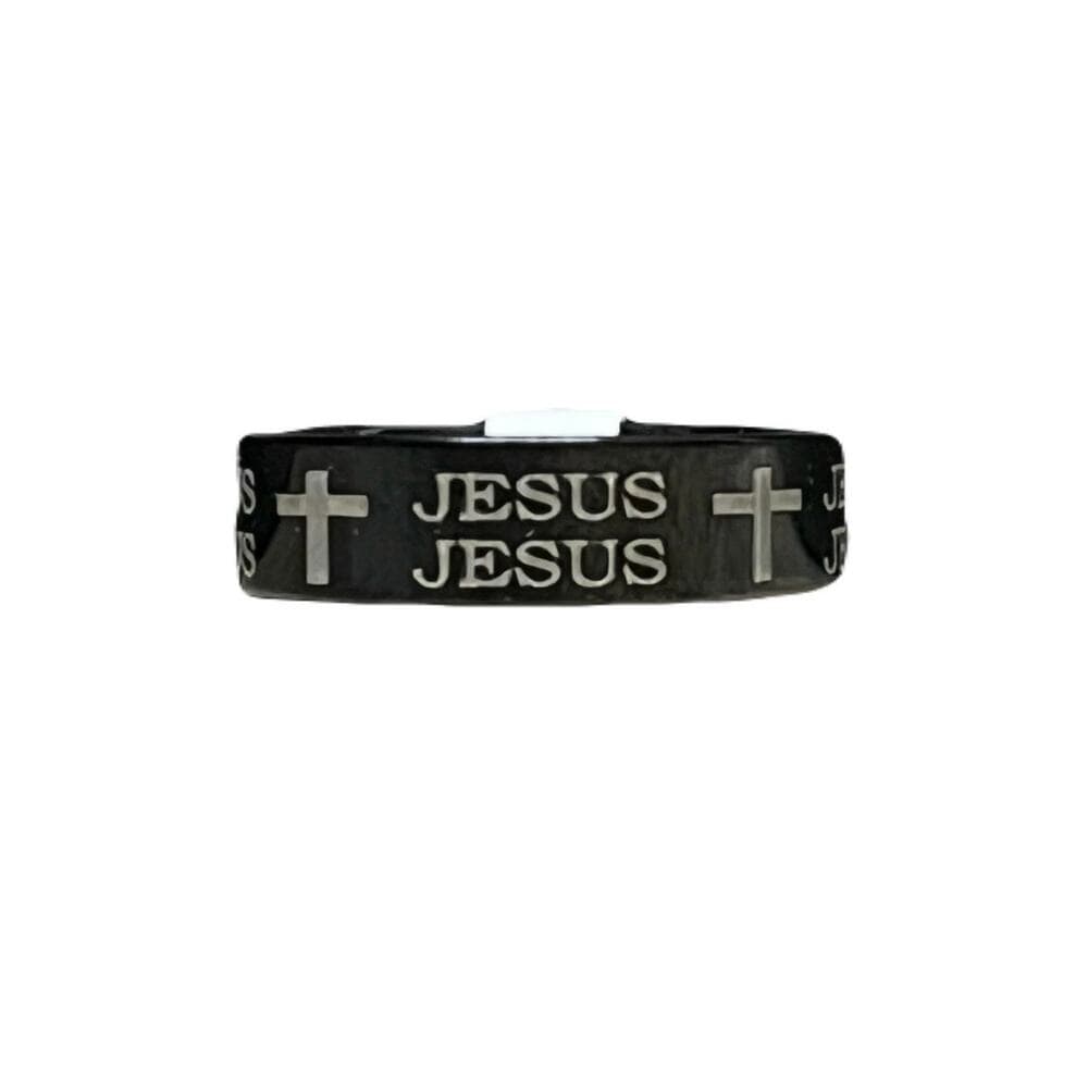 Black Jesus Stainless Steel Men’s Ring Size 18 - Thumbnail 4