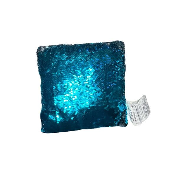 Stuffed Pillow Green & Sliver 9” X 9” - Thumbnail 6