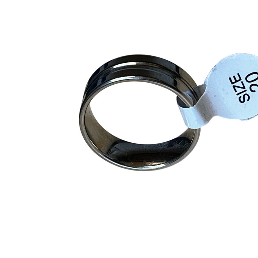 Stainless Steel Men’s Ring Brand New Size 20 - Thumbnail 2